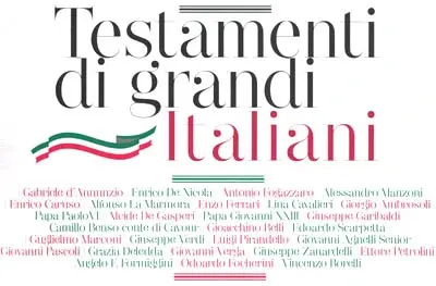 Testamenti di grandi Italiani